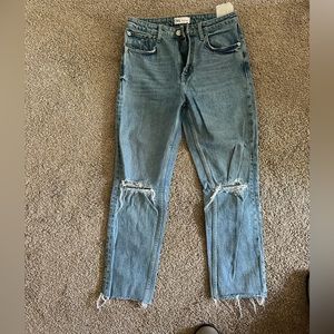 Zara mom jeans
